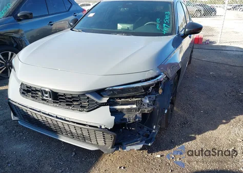 2025 Honda Civic Hybrid Sport/Sport Touring from USA, damaged, VIN 2HGFE4F87SH327155